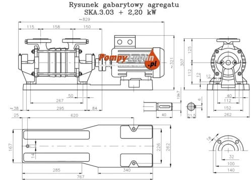 Pompa SKA 3,03 1,5 KW 230V