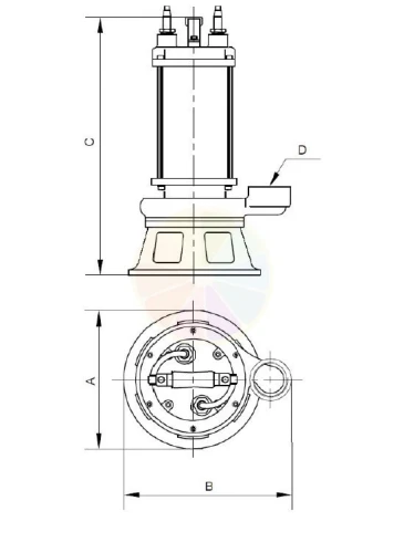 Pompa zatapialna WQ Pirania 1500 z rozdrabniaczem 230V