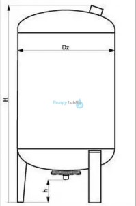 Zbiornik hydroforowy 150 przeponowy WIMEST