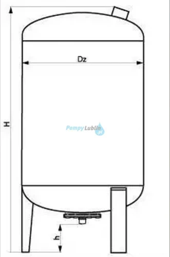Zbiornik hydroforowy 300 przeponowy WIMEST