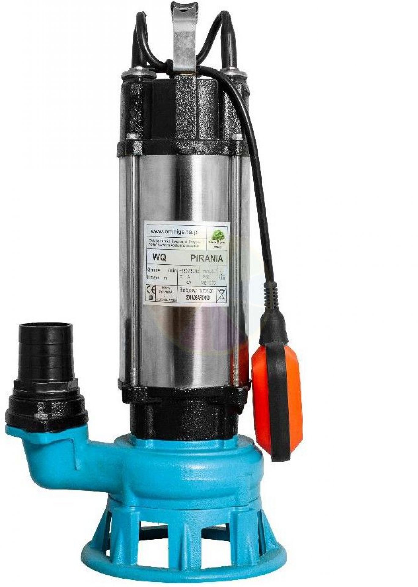 Pompa zatapialna WQ Pirania 750 z rozdrabniaczem 230V