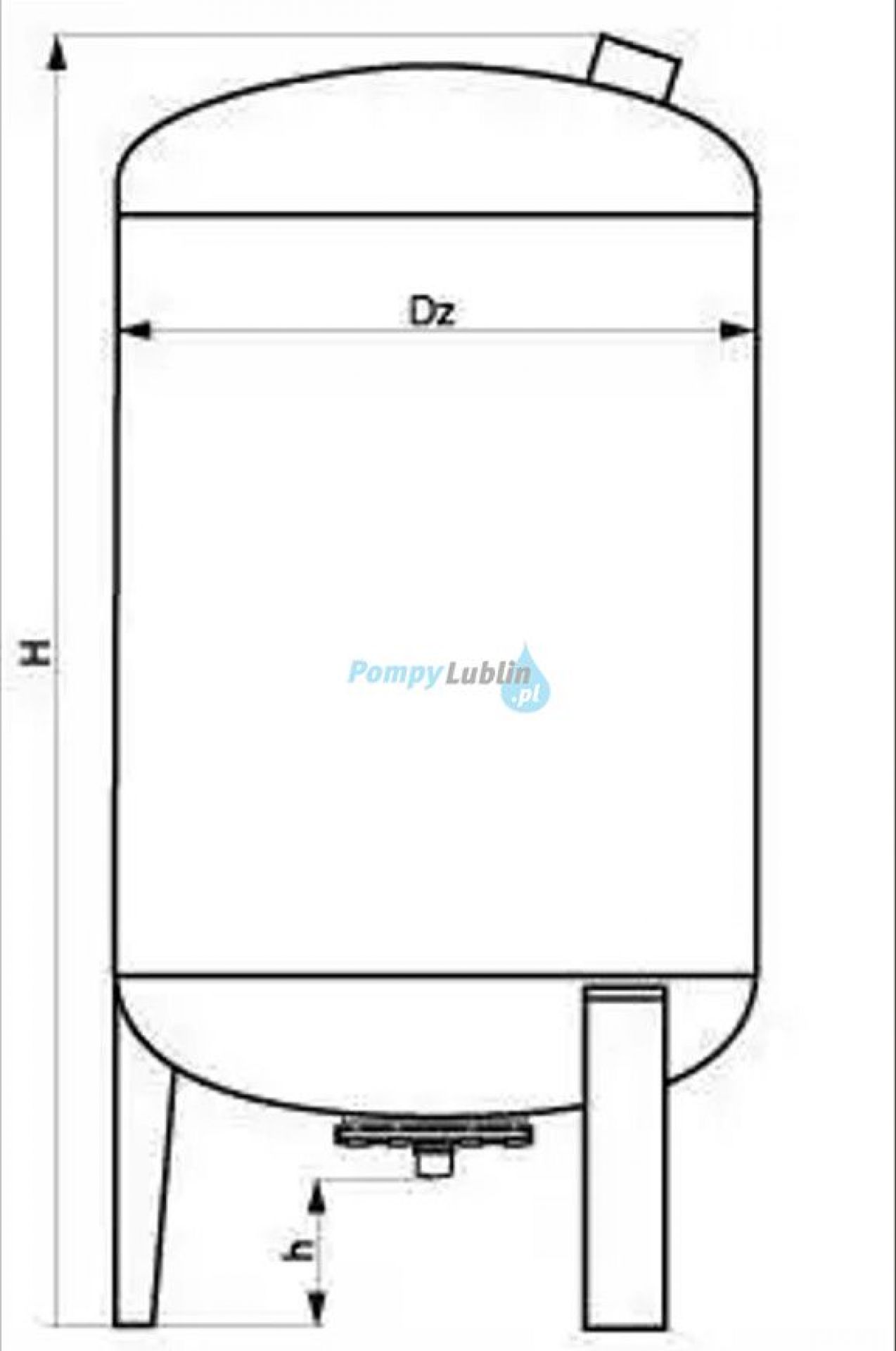 Zbiornik hydroforowy 150 przeponowy WIMEST