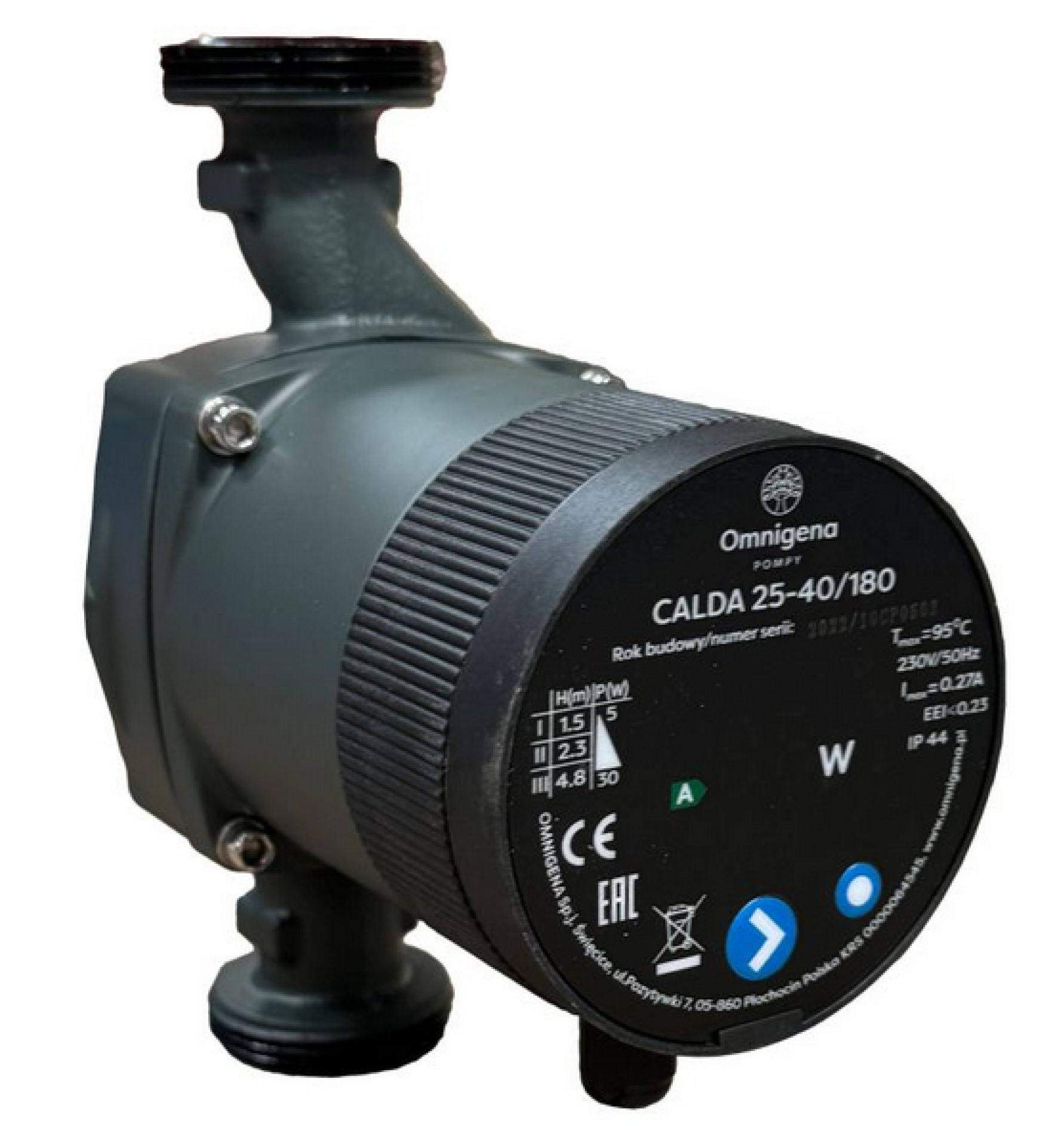 Pompa elektroniczna obiegowa CALDA 25-40/180Auto C.O