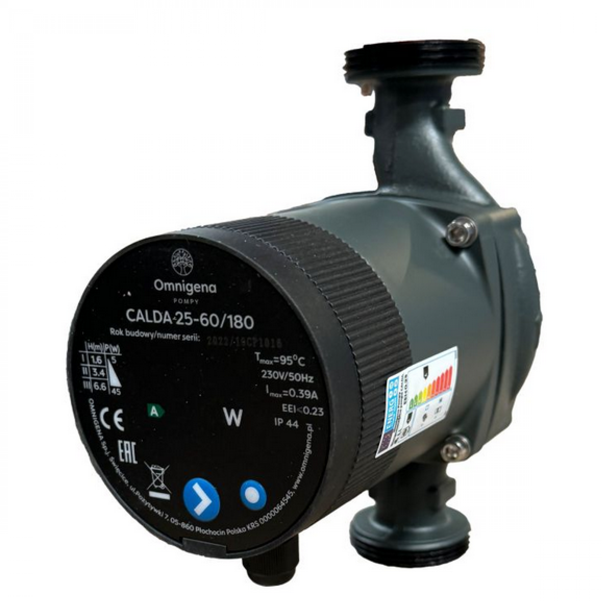 Pompa elektroniczna obiegowa CALDA 25-60/180Auto C.O