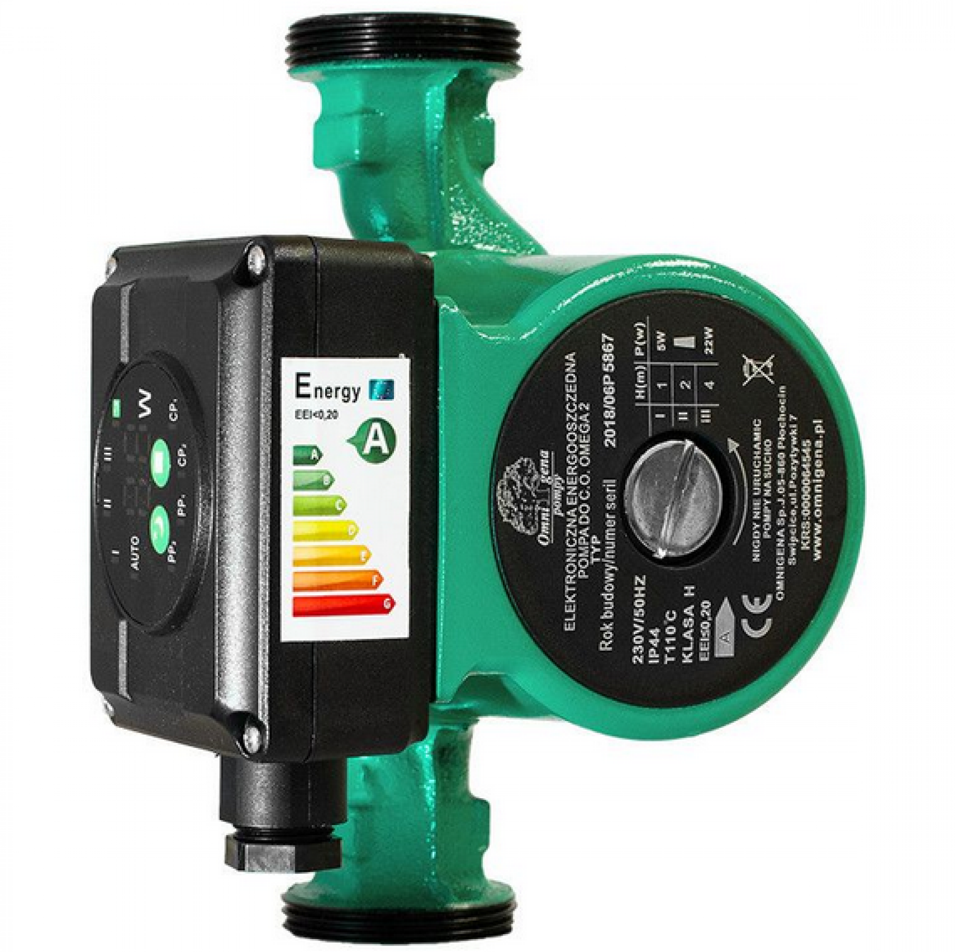 Pompa elektroniczna obiegowa OMEGA 2 25-60/180 Auto C.O