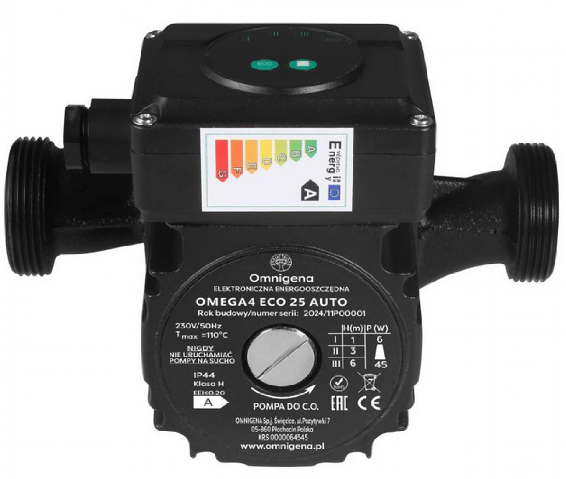 Pompa obiegowa OMEGA 4 25-60/180 ECO C.O