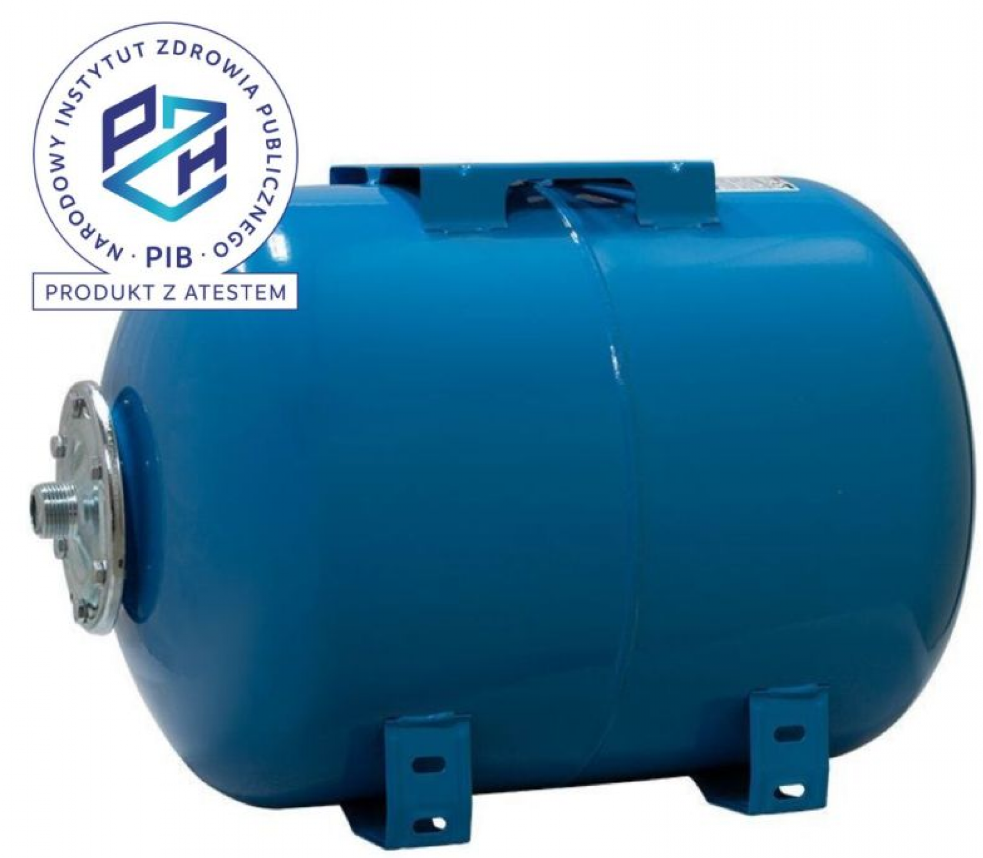 Zbiornik hydroforowy 50L poziomy AQUASYSTEM