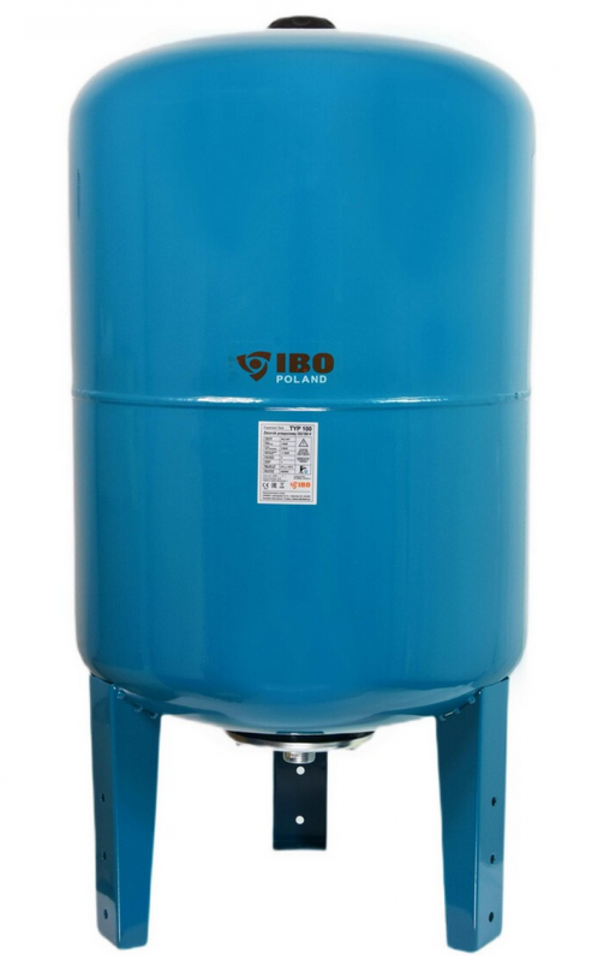 Zbiornik przeponowy 100L pionowy IBO