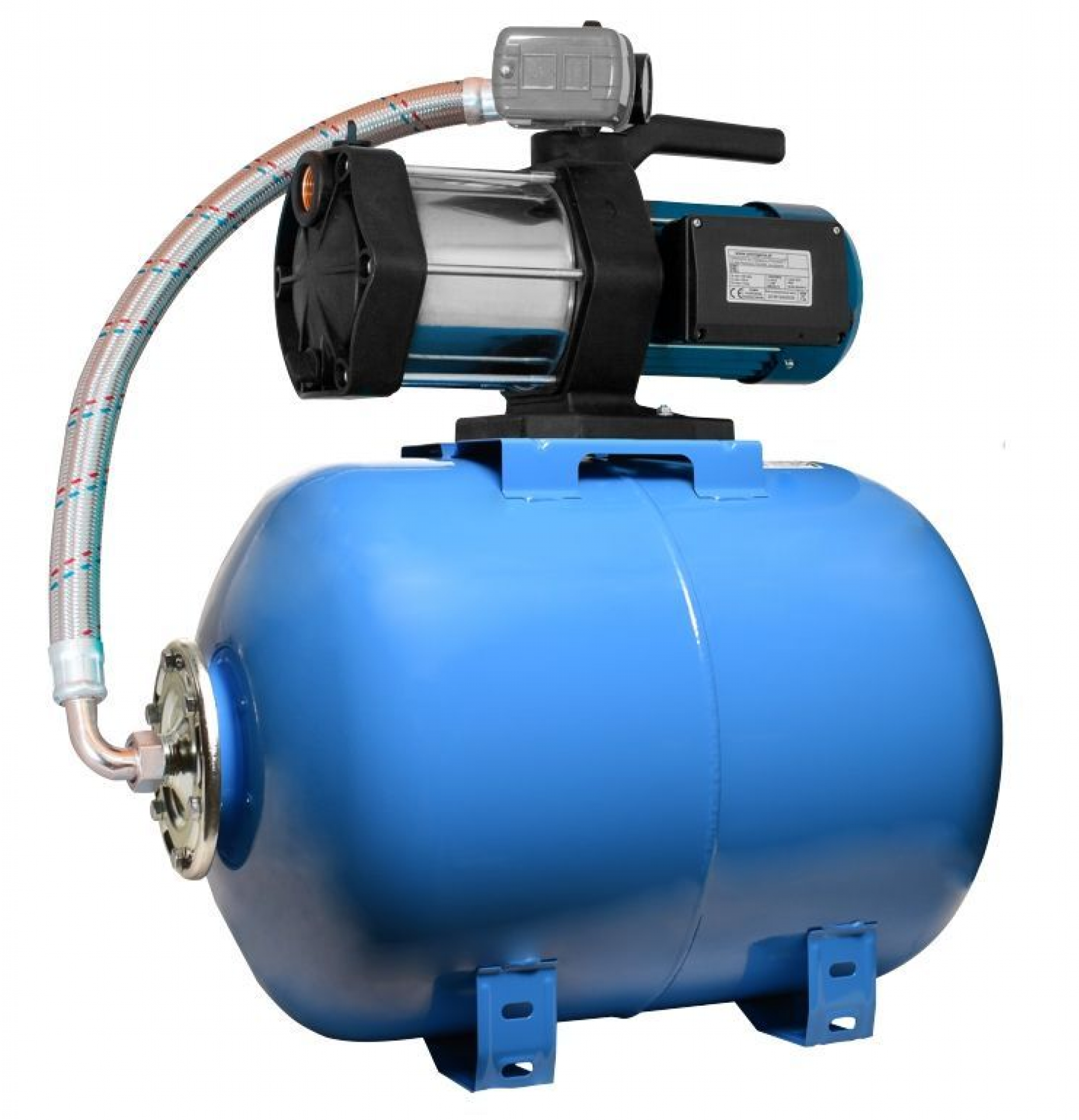 Zestaw hydroforowy Multi 1300 INOX ze zbiornikiem 100L poziom Aquasystem