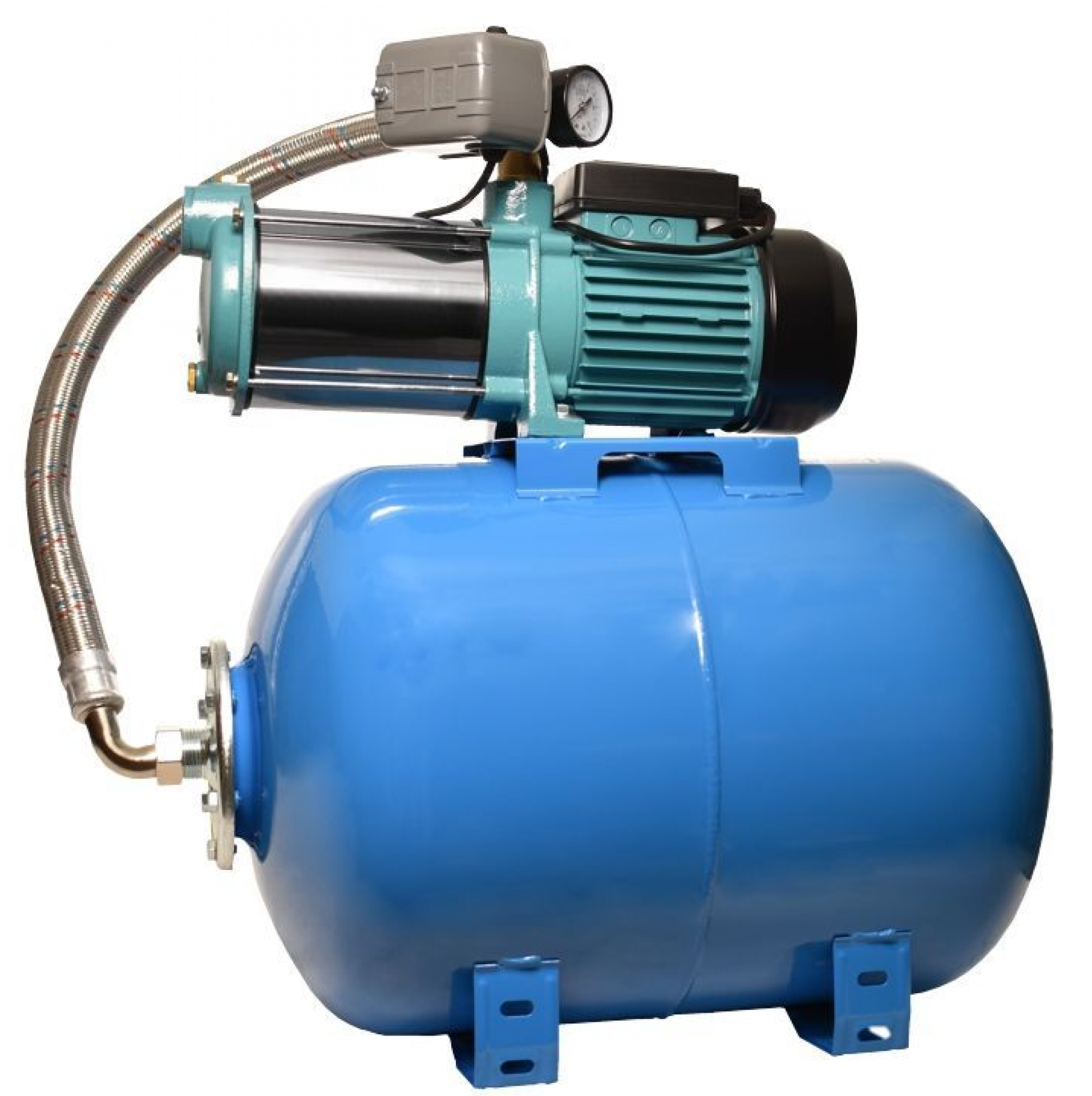 Zestaw hydroforowy MH 1700 230V na zbiorniku 200L poziom AQUASYSTEM
