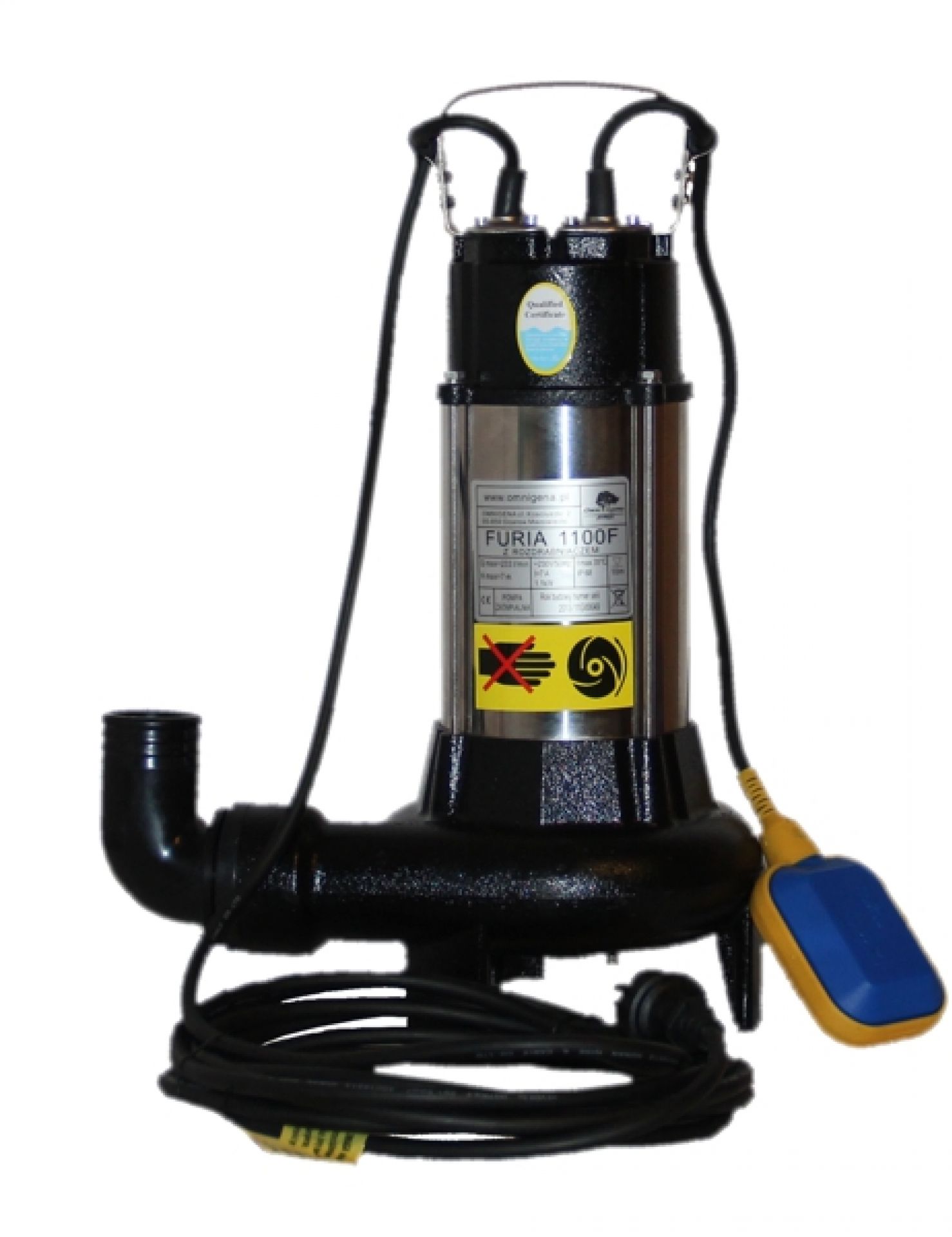 Pompa zatapialna WQ 1100 FURIA z rozdrabniaczem 230V