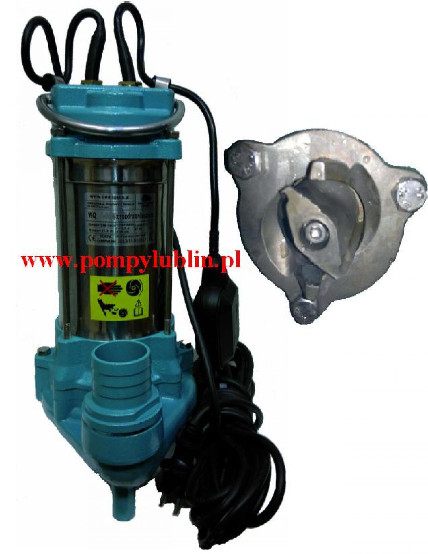 Pompa zatapialna WQ 7-16-1,5 z rozdrabniaczem 230V